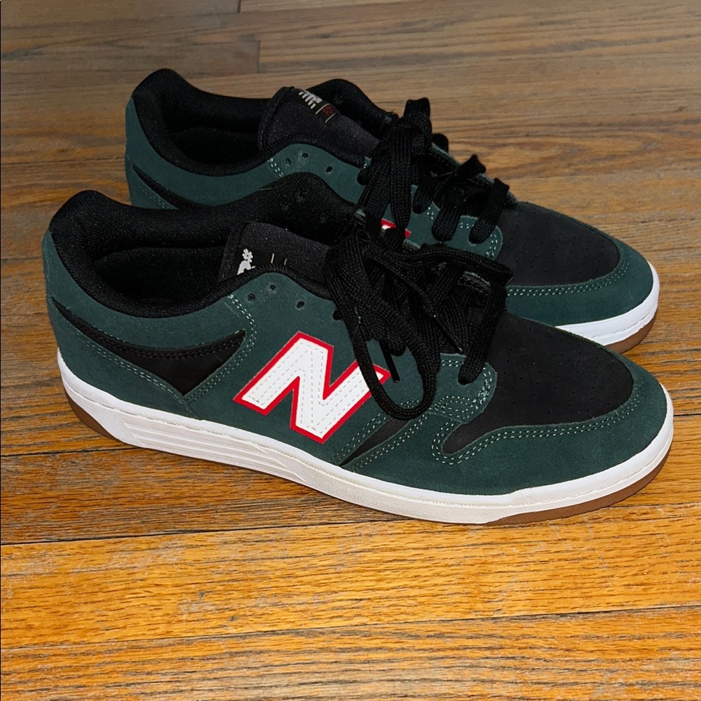 New Balance Numeric 480 Jamie Foy Forest Green & Black Skate Shoes